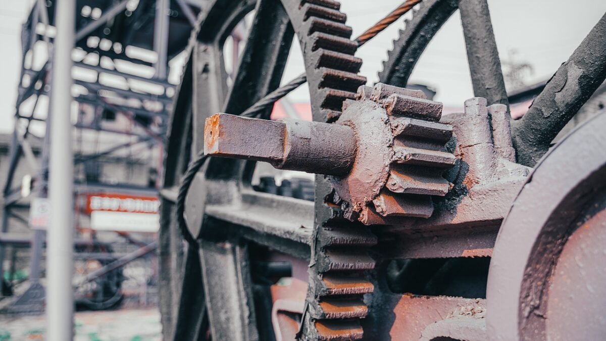 factory, mechanical, metal